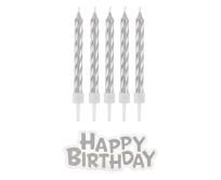 Opakowanie Świeczki B&C urodzinowe Happy Birthday 16szt
