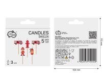 Opakowanie Świeczki pikery Straż Pożarna 5szt