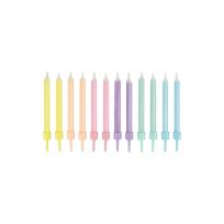 Opakowanie Świeczki urodzinowe pastelowe 12szt