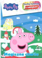 Okładka książki Świnka Peppa. Dodaj kolorów z naklejkami