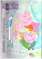 Okładka książki Świnka Peppa. Zadania do ścierania