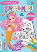 Okładka książki Syrenki. Kolorujemy razem