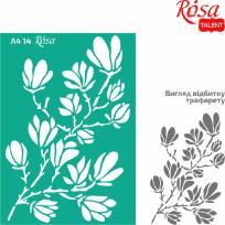 Opakowanie Szablon samoprzylepny wielokrotnego użytku magnolia21x29.7cm