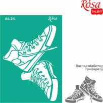 Opakowanie Szablon samoprzylepny wielokrotnego użytku trampki 21x29.7 cm