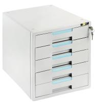 Opakowanie Szafka na dokumenty 5 szufl. szaro-nieb YELLOW ONE