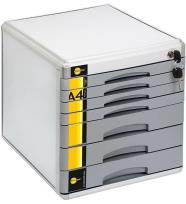 Opakowanie Szafka na dokumenty 7 szufl. metalowa YELLOW ONE