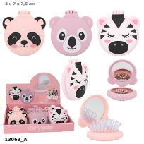 Opakowanie Szczotka do włosów z lusterkiem Top Model 1szt.mix 13063A