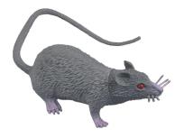Opakowanie Szczur plastikowy szary 9cm