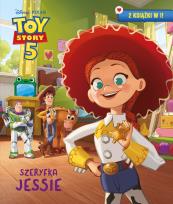 Okładka książki Szeryfka Jessie. Zastępca szeryfa Buzz. 2 opowieści w 1 książce! Disney Pixar Toy Story 5
