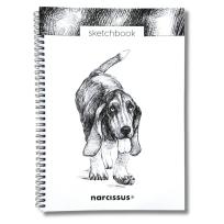 Opakowanie Szkicownik A4/50K na spirali z perforacją - Pies