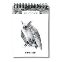 Opakowanie Szkicownik A6/60K na spirali - Nietoperz