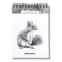 Opakowanie Szkicownik A6/60K na spirali - Wiewiórka