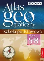 Okładka książki Szkolny atlas geograficzny Klasy 5–8