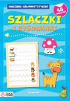 Okładka książki Szlaczki i rysowanki. Ćwiczenia grafomotoryczne - uszkodzone