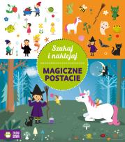 Okładka książki Szukaj i naklejaj Magiczne postacie - uszkodzone