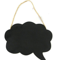 Opakowanie Tablica Chmurka czarna