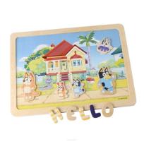 Opakowanie Tablica dwustronna literki i obrazki Bluey