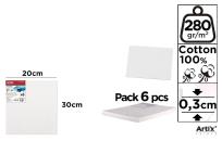 Opakowanie Tablica malarska 20x30x0,3cm 280G/m2