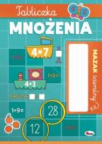 Okładka książki Tabliczka mnożenia. Mazak ścieralny