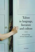 Okładka książki Taboo in language, literature and culture