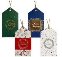 Opakowanie Tagi prezentowe 8szt Wianek