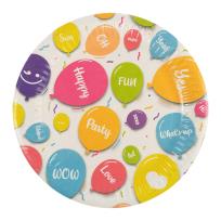Opakowanie Talerze papierowe Happy Balloons 8szt