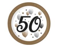 Opakowanie Talerzyki papierowe 23cm 8szt