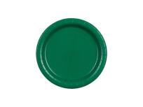 Opakowanie Talerzyki papierowe ciemny zielony 18cm 6szt