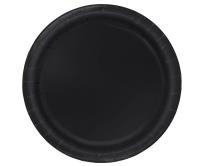 Opakowanie Talerzyki papierowe czarne 18cm 8szt