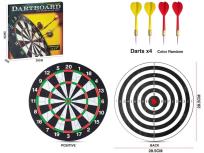 Opakowanie Tarcza z rzutkami 30cm dwustronna color box