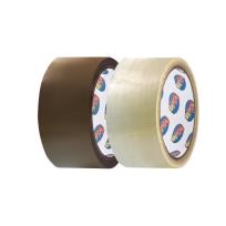 Opakowanie Taśma pakowa kauczukowa 55m brązowa