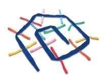 Opakowanie Taśma spacerowa niebieska wąż gąsienica