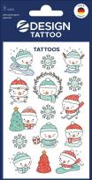 Opakowanie Tatuaże bożonarodzeniowe dla dzieci - bałwanki