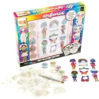 Opakowanie Tatuaże brokatowe 7 arkuszy