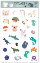 Opakowanie Tatuaże zmywalne Kids 25szt