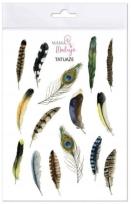 Opakowanie Tatuaże zmywalne Pióra