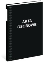 Opakowanie Teczka A4 akt osobowych bigowana czarna (10szt)