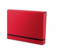 Opakowanie Teczka A4 lux na gumkę Eco czerwona PENMATE