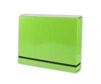 Opakowanie Teczka A4 lux na gumkę jasnozielona PENMATE