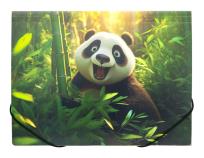 Opakowanie Teczka A4 PP na gumkę z nadrukiem Panda