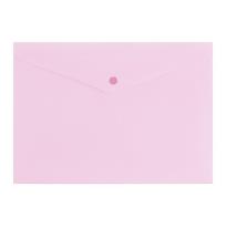 Opakowanie Teczka A4 zamykane na zatrzak pastel różowy