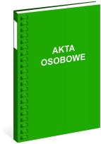 Opakowanie Teczka akt osobowych A4 bigowana zielona (10szt)