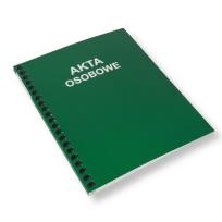 Opakowanie Teczka Akta osobowe T1 zielona