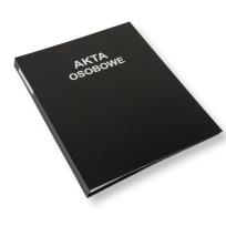 Opakowanie Teczka Akta osobowe T2 czarna