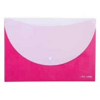 Opakowanie Teczka kopertowa A4 na zatrzask Rio różowa DELI