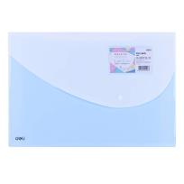 Opakowanie Teczka kopertowa na zatrzask PP Macaron nieb DELI