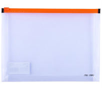 Opakowanie Teczka na suwak A5 PP pomarańczowa DELI