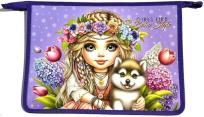 Opakowanie Teczka-torba A4+ zapinana na zamek Dziewczynka
