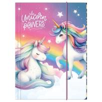 Opakowanie Teczka z gumką A4 Jednorożec 16 DERFORM