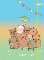 Opakowanie Teczka z gumką A4+ Kapibara HAPPY COLOR